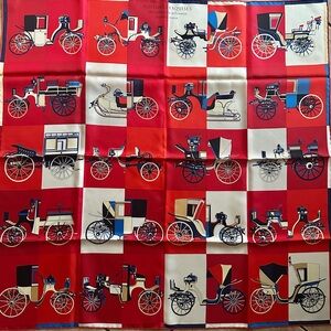 Hermes Carre 90 "Voitures Exquises" Scarf